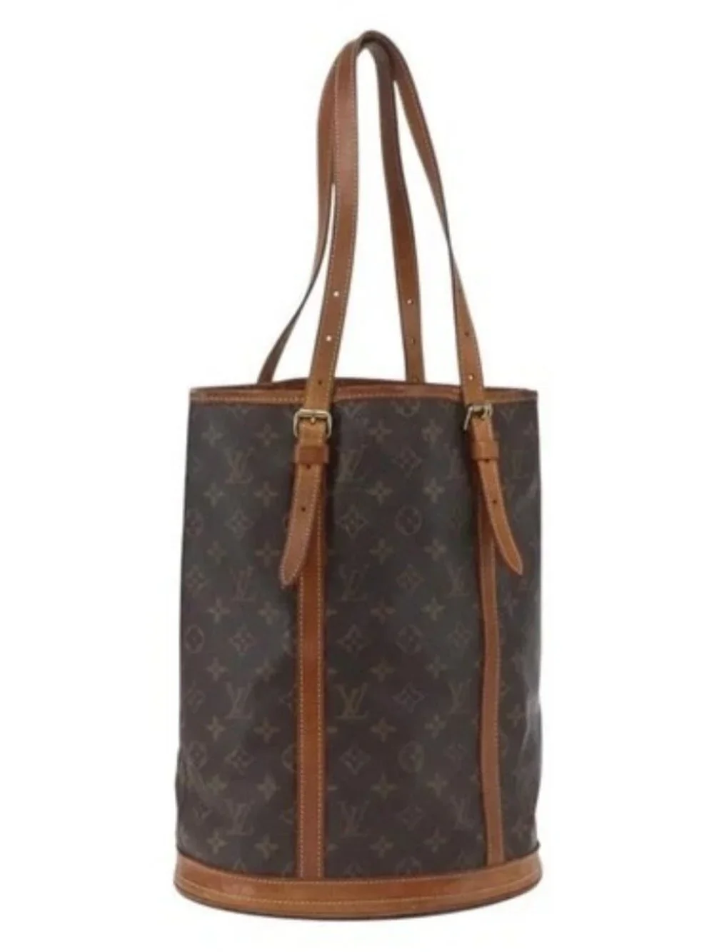 LOUIS VUITTON Monogram Bucket GM Shoulder Bag M42236 LV Auth 165936